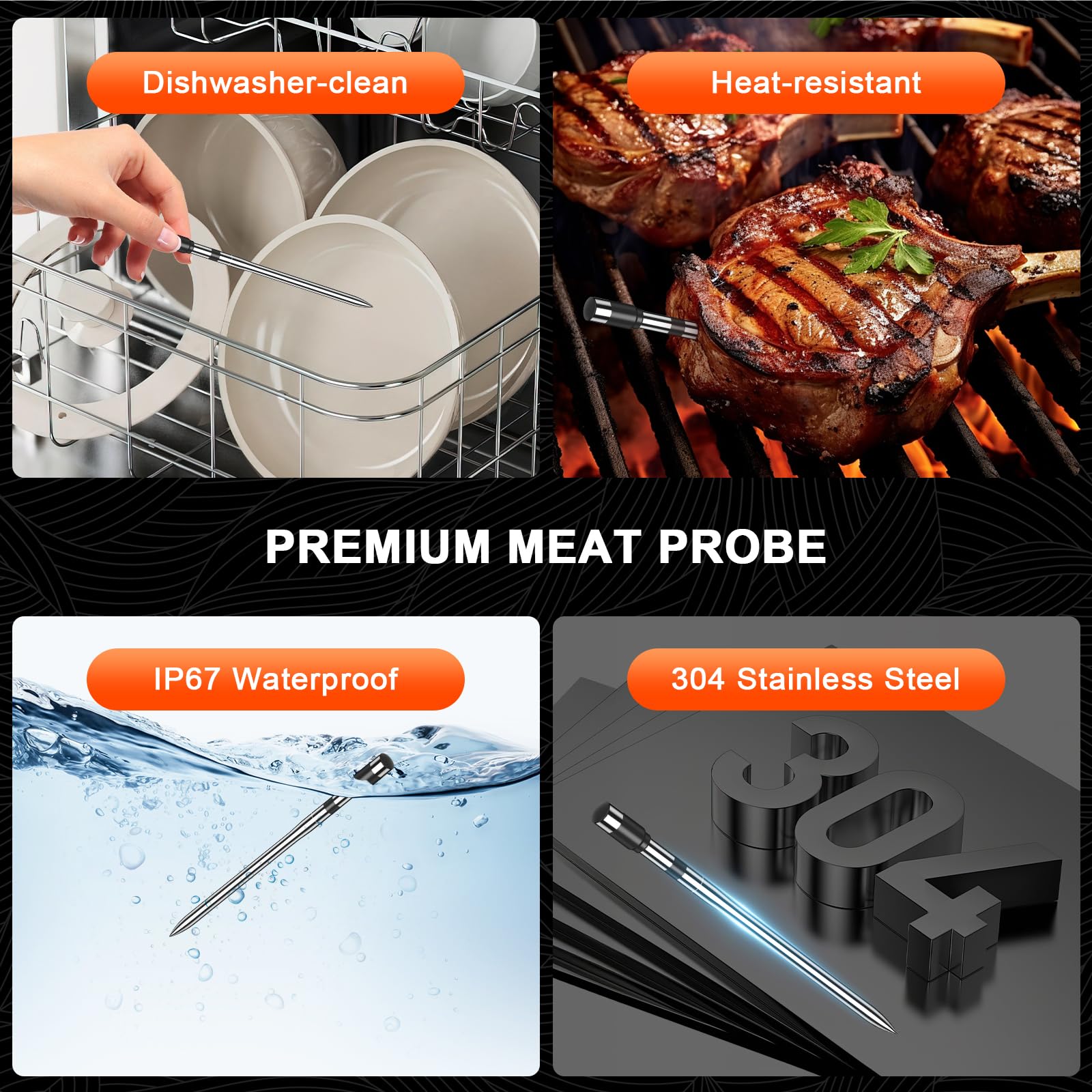 TEMMIO USB-C 10-minute charge powers hours of cooking.