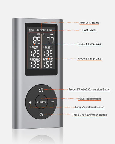 TEMMIO 800ft Bluetooth connection stays reliable through walls.