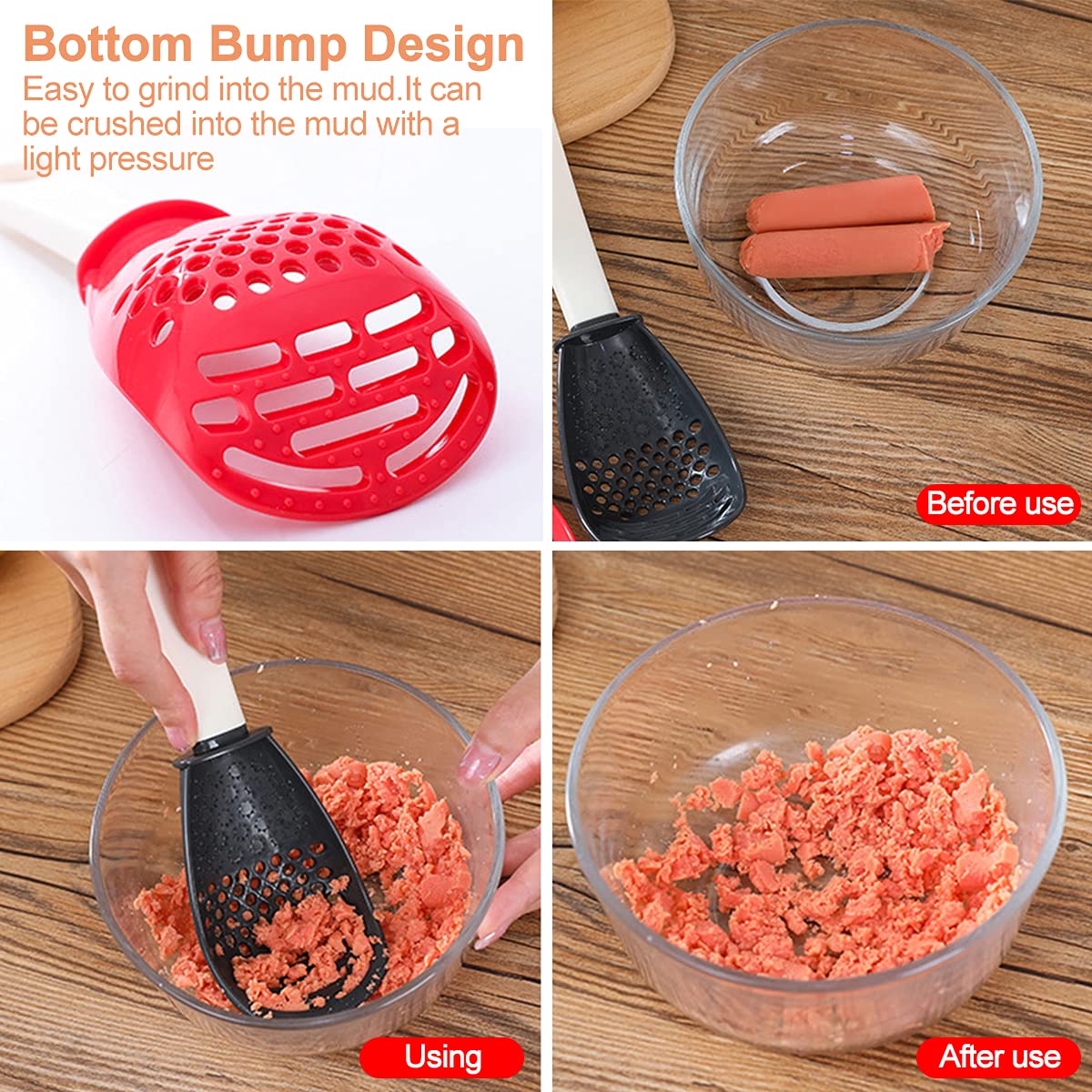 Tendiren 2PCS egg separator spoon supports quick whites and yolks separation.