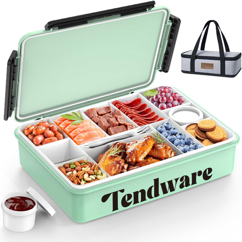 TENDWARE snackle box in insulated bag ready for on the go use