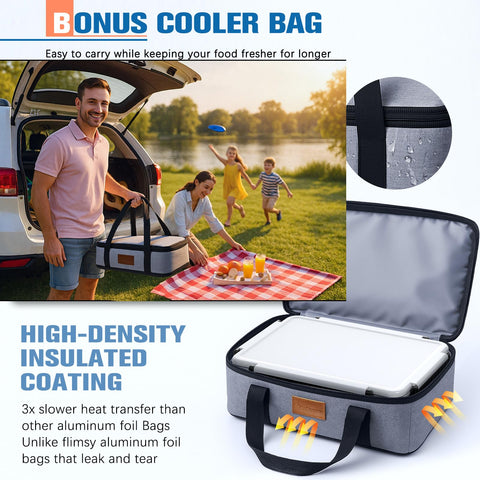 TENDWARE lid with easy-release clasp for quick cleaning