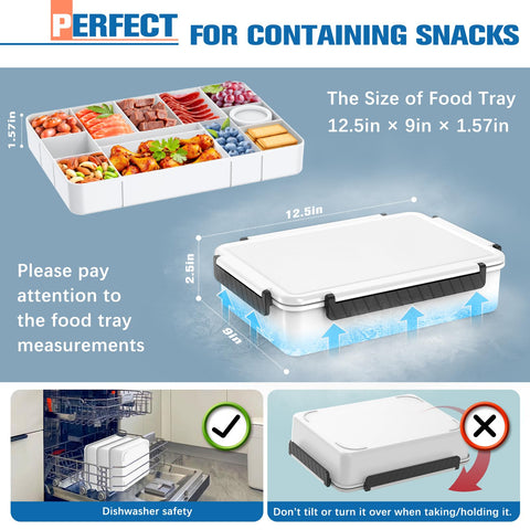 TENDWARE two-prong forks for sharing snacks on the go