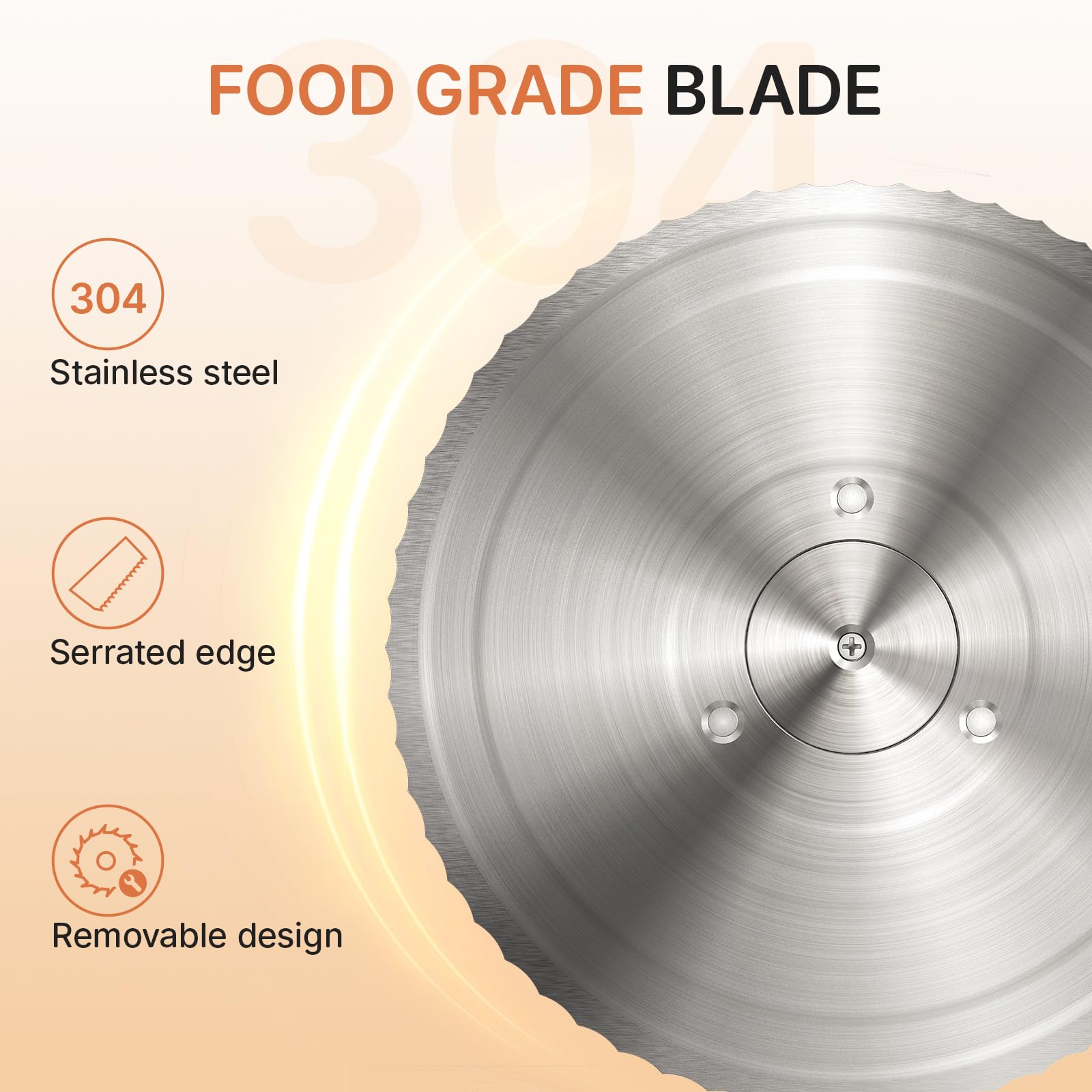TENGIZUOHZ metal guide ensures smooth, wobble-free slicing action.