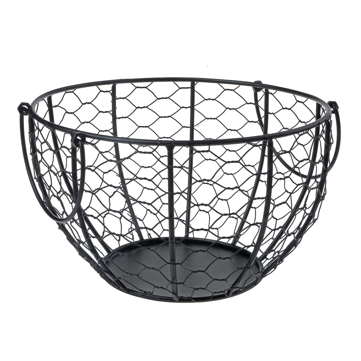 TENINYU metal wire holder displays eggs stylishly while saving counter space.