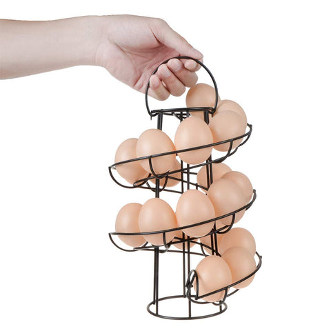 TENINYU Egg Skelter Deluxe capacity view showing 20-egg storage