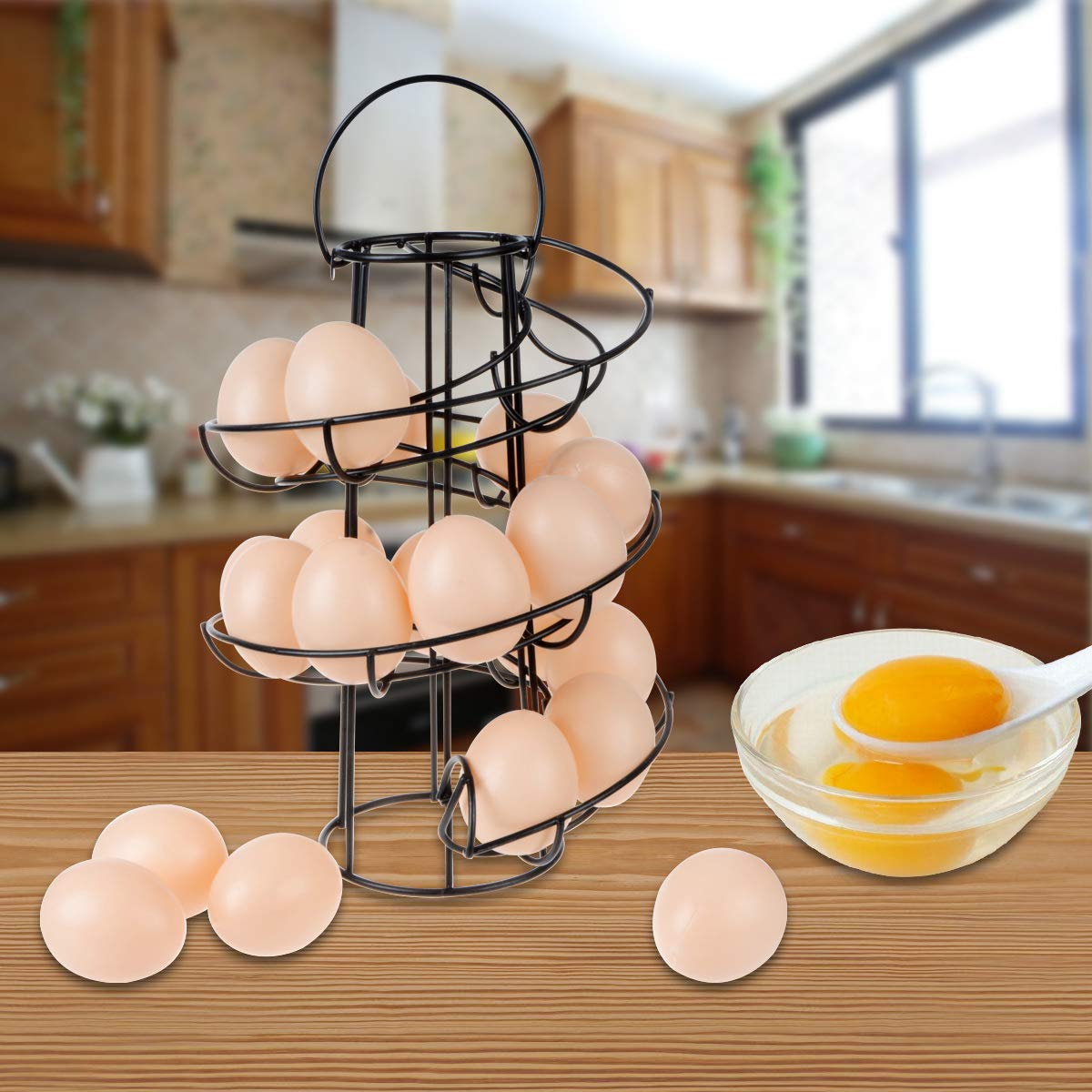 TENINYU Egg Skelter Deluxe Easter display on table with eggs