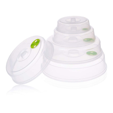 TENINYU large-cover keeps counter clean and fits larger plates.