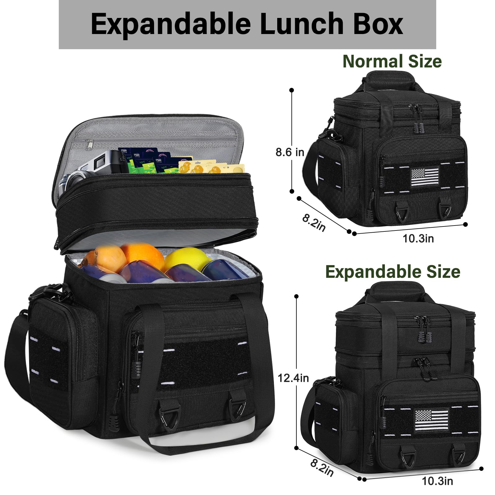 TENKIST insulation layer keeps meals fresh for hours.