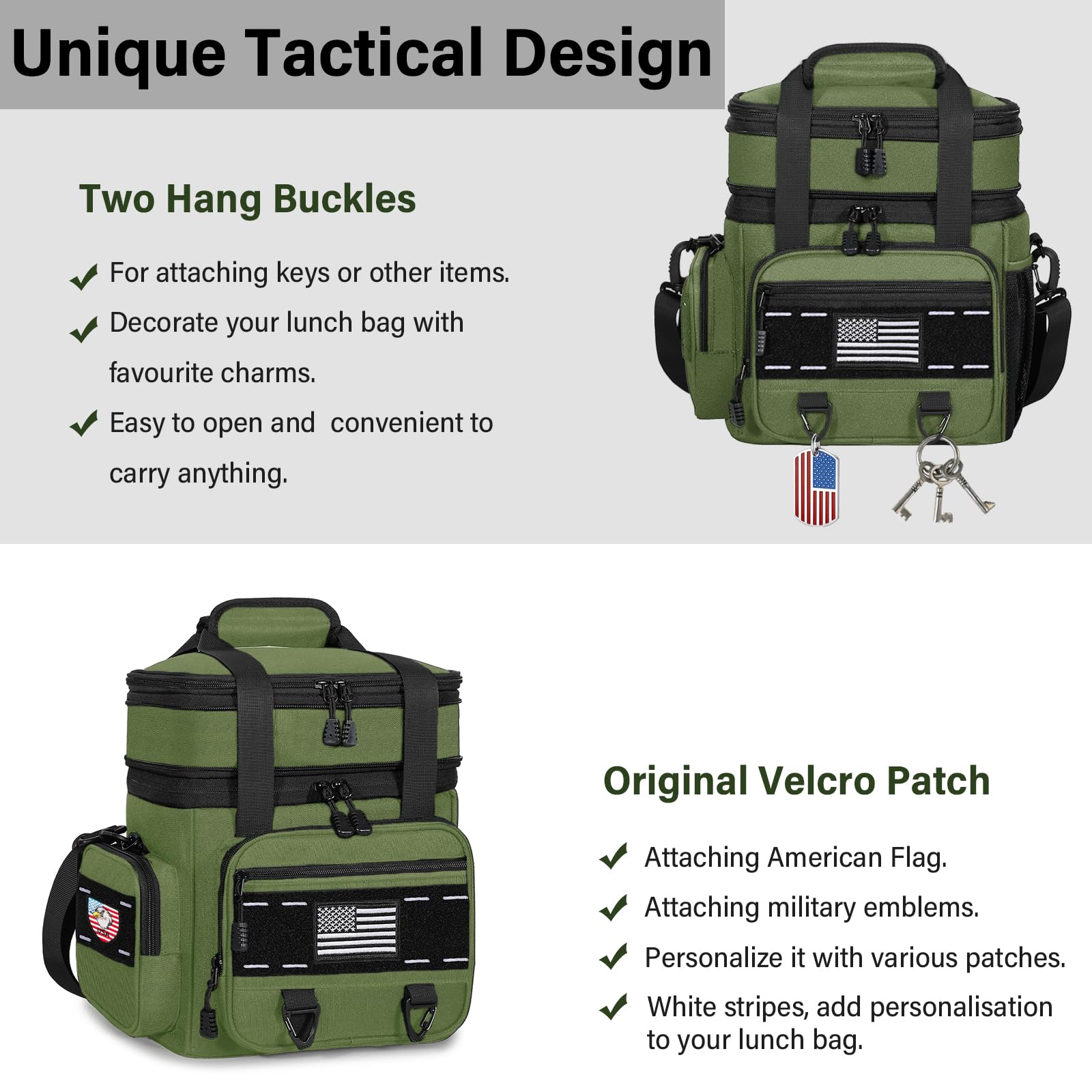 TENKIST lunch box interior insulation highlights temperature retention for hours.