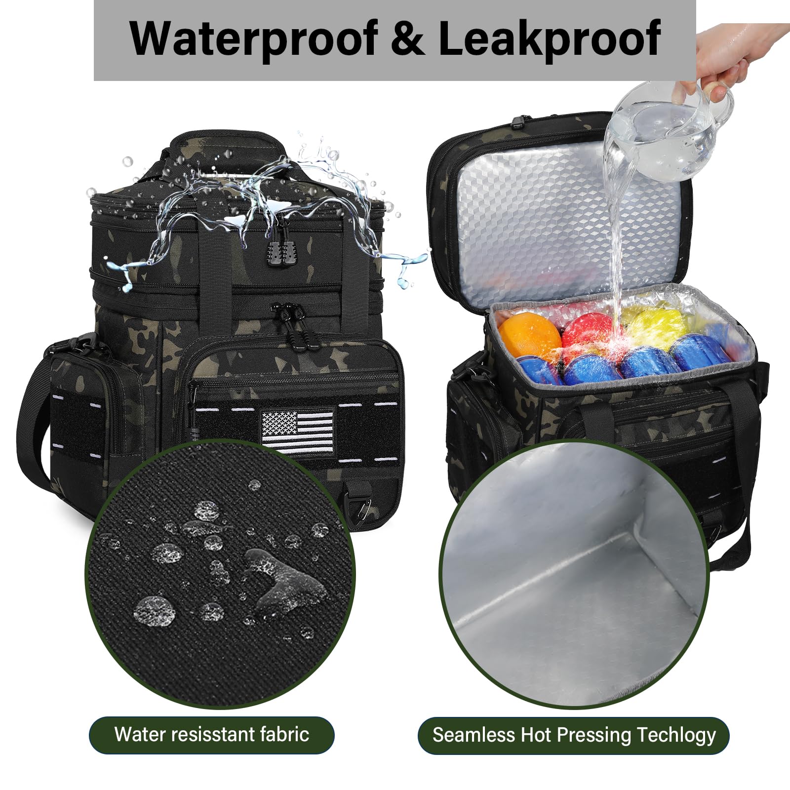 TENKIST top compartment expanded for extra dry storage on busy days.