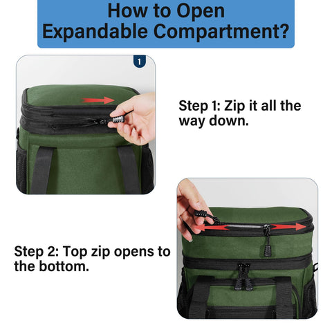TENKIST lunch box shoulder strap offers easy carrying when full