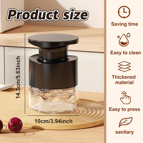Tenlary cherry pitter with splatter guard protects surfaces during quick prep.