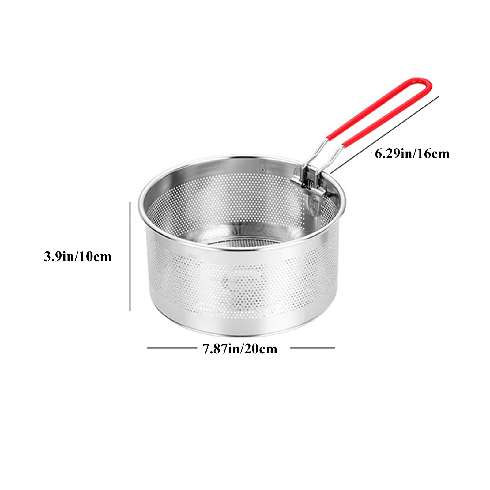 TENTA KITCHEN removable-handle steamer basket lets you lift vegetables safely from hot pots.