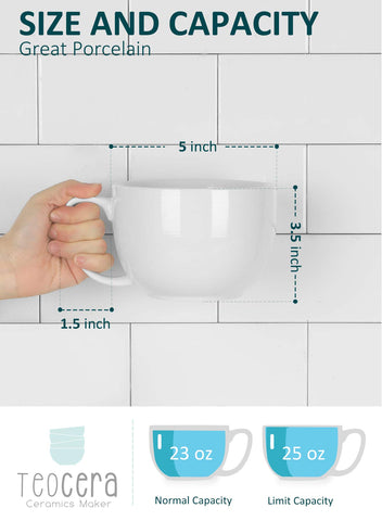 Teocera striped exterior mug adds style while keeping practicality for everyday meals.