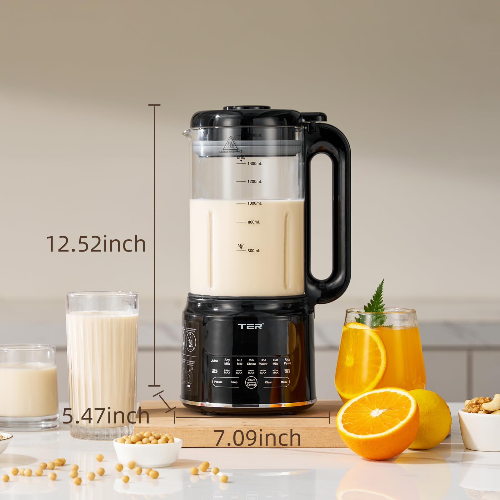 TER plant-based drinks with included ingredients ready for customization