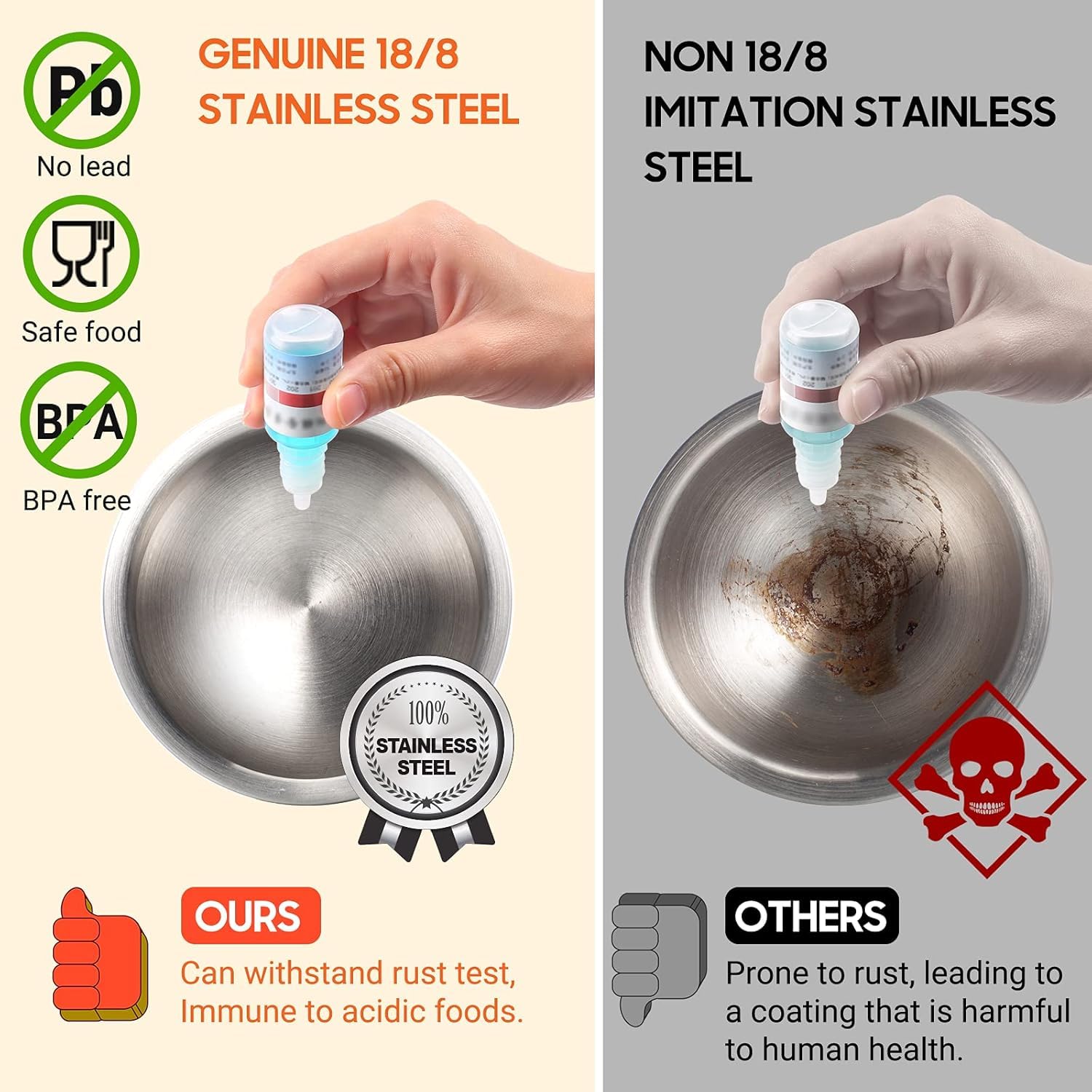 Tera stainless steel brush cleans the mortar after grinding herbs and spices