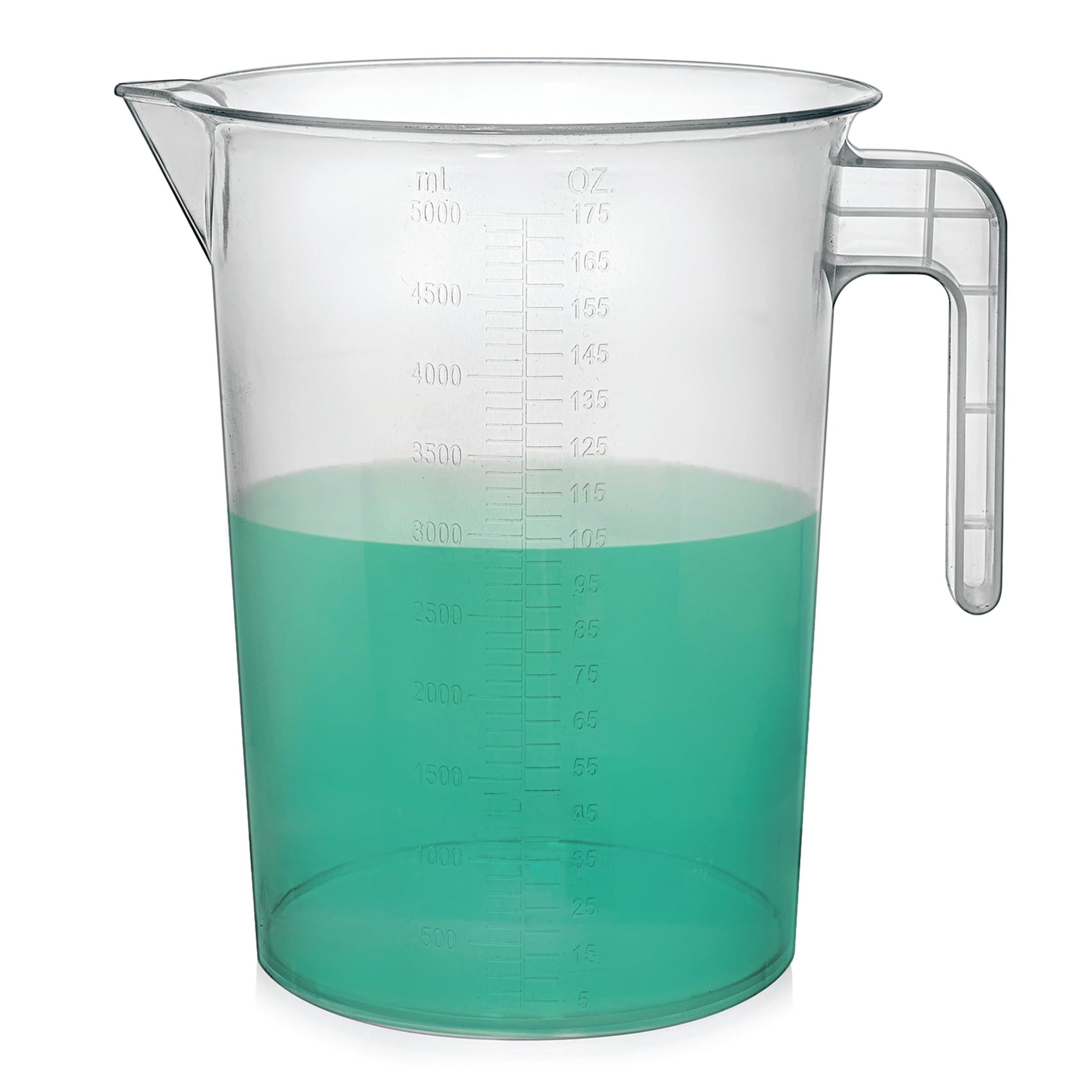 Terbold 5-liter pitcher showing capacity for large batches with clear marks