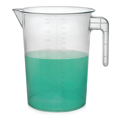 Terbold 5-liter pitcher showing capacity for large batches with clear marks