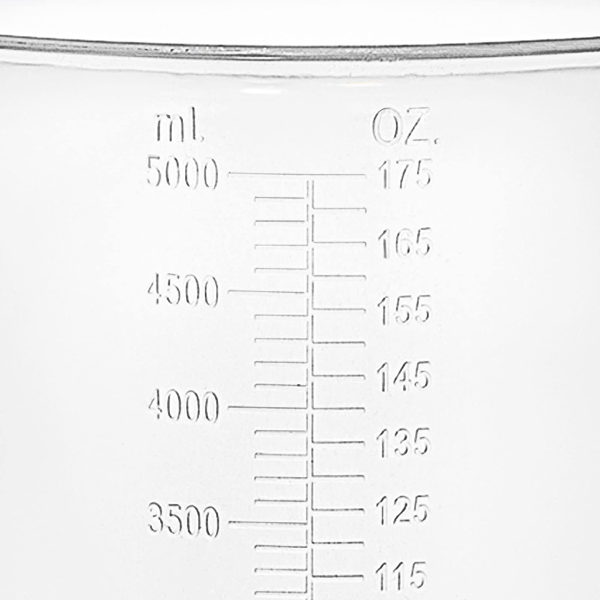 Terbold 5L measuring pitcher suited for commercial kitchens and labs