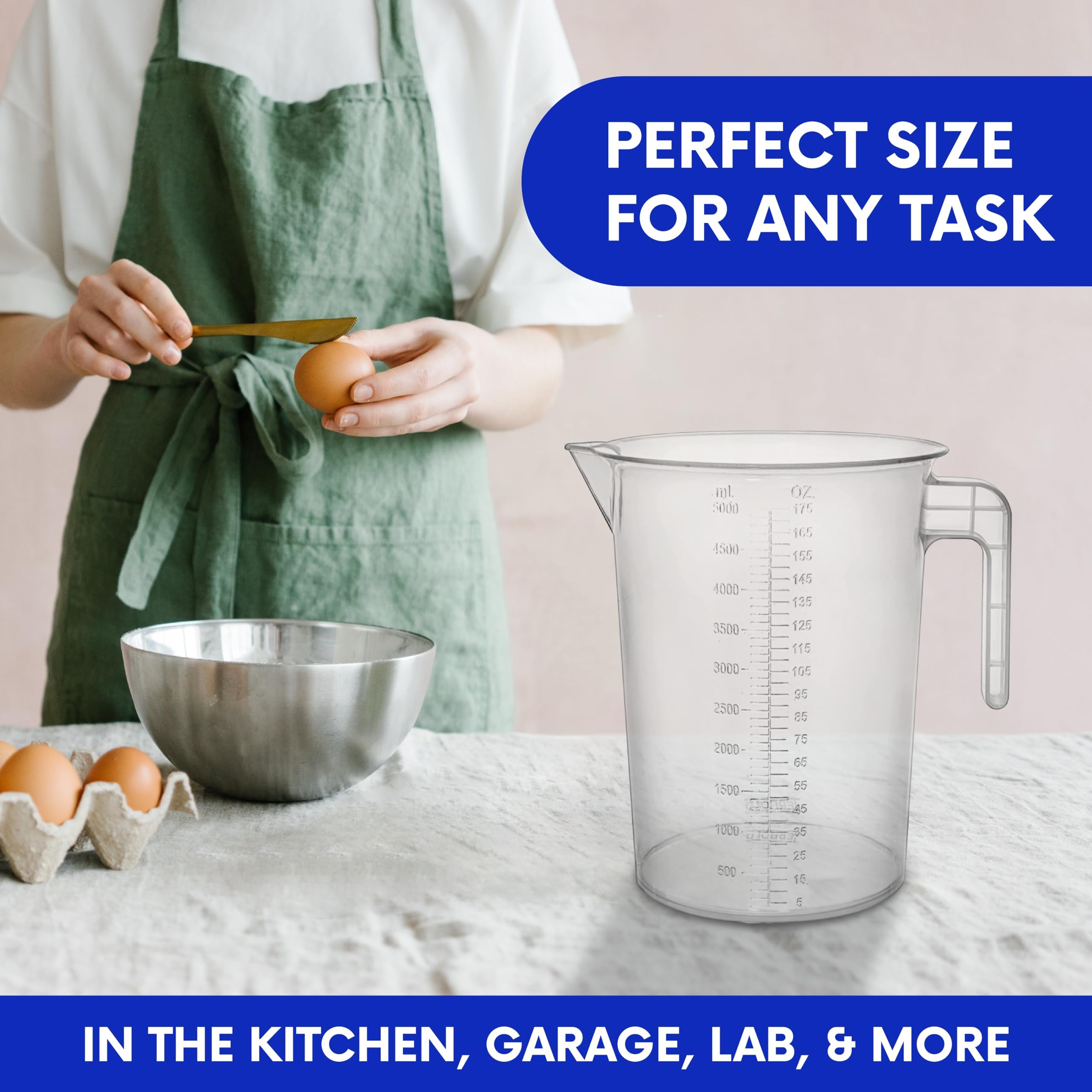 Large-batch friendly Terbold pitcher for hot or cold liquids