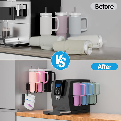 Strong magnetic mount secures the setup on metal surfaces like a fridge