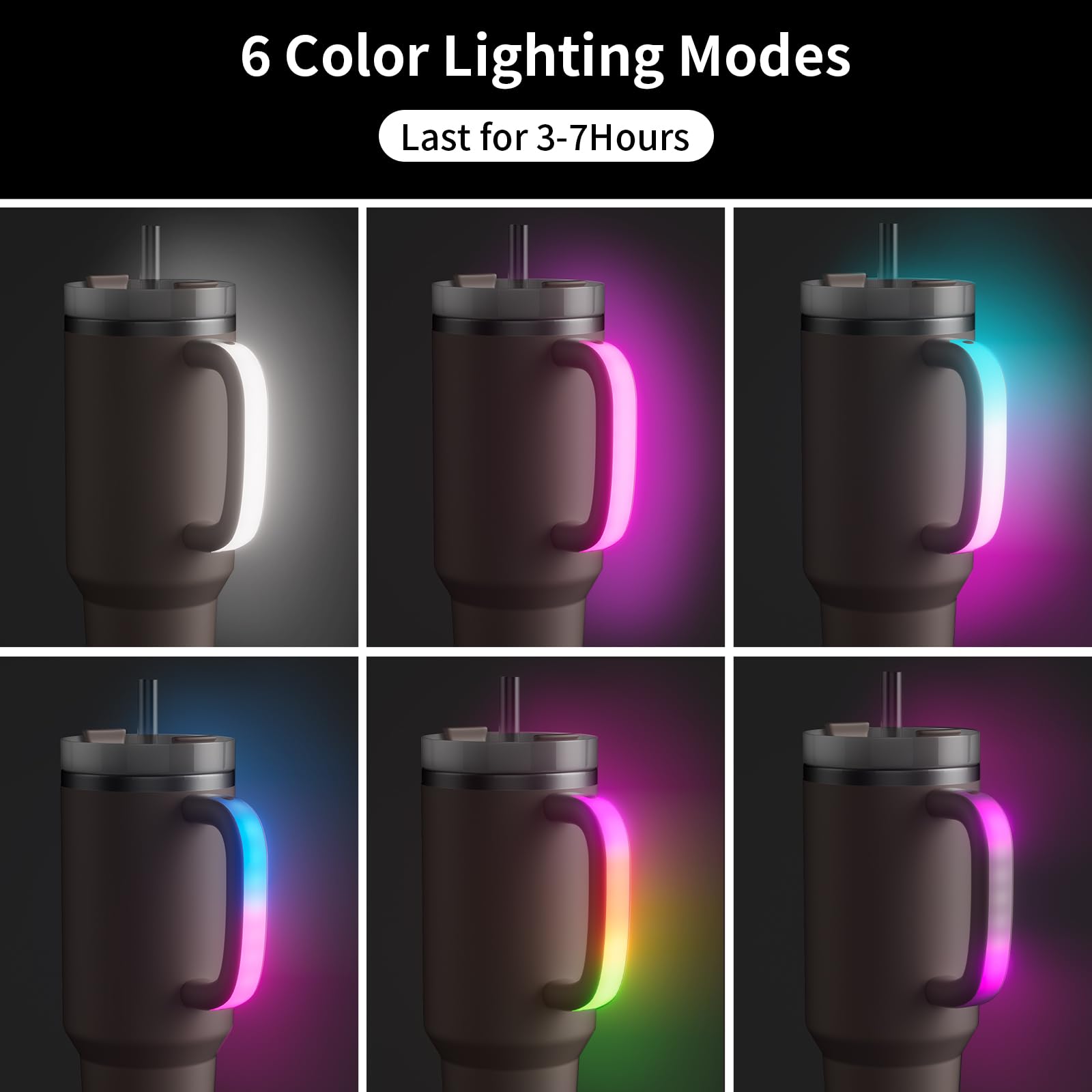 Terficer LED handle color-change feature for night-time use.