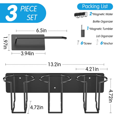 Space-saving magnetic design helps maximize kitchen organization