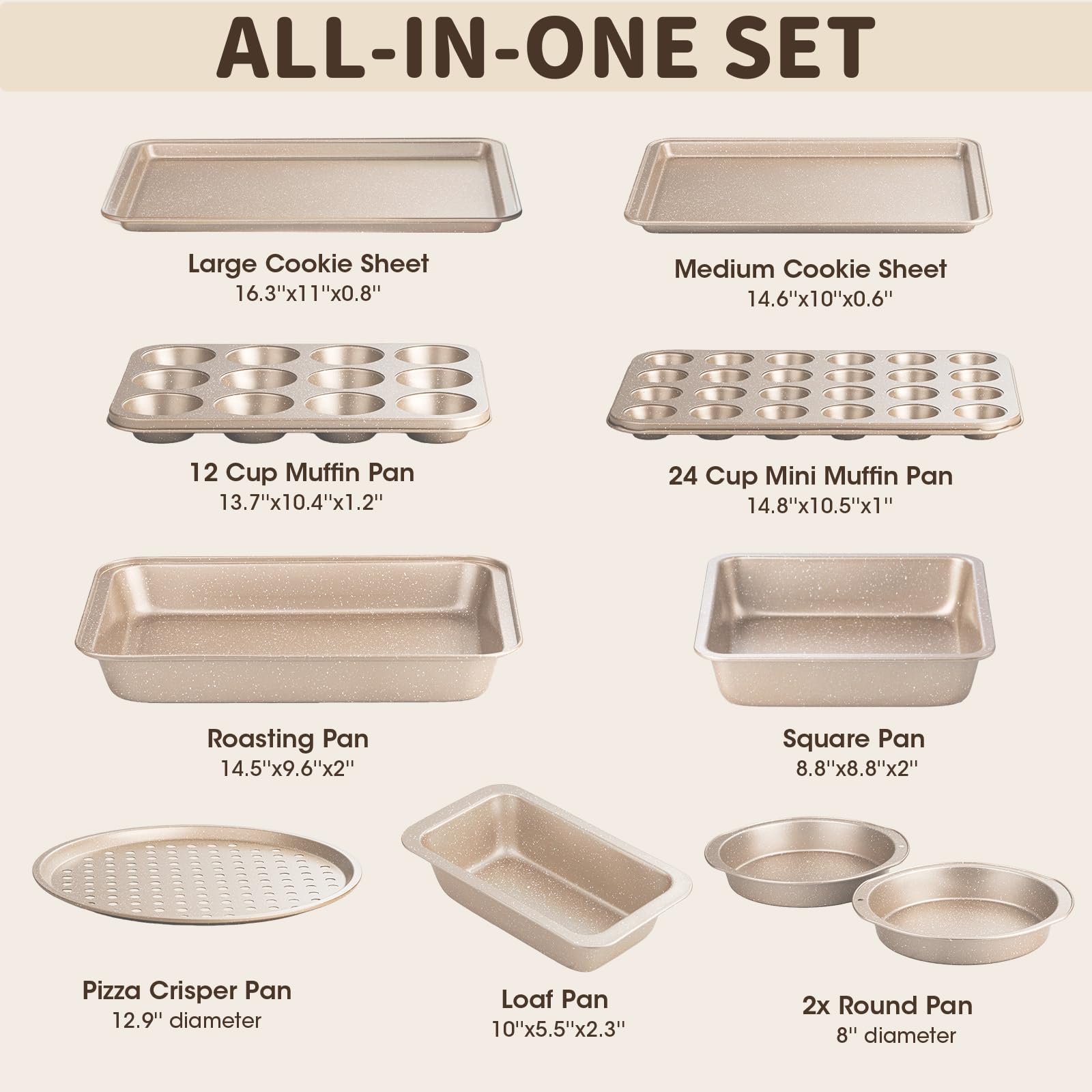 Terlulu carbon steel bakeware demonstrates even heat distribution