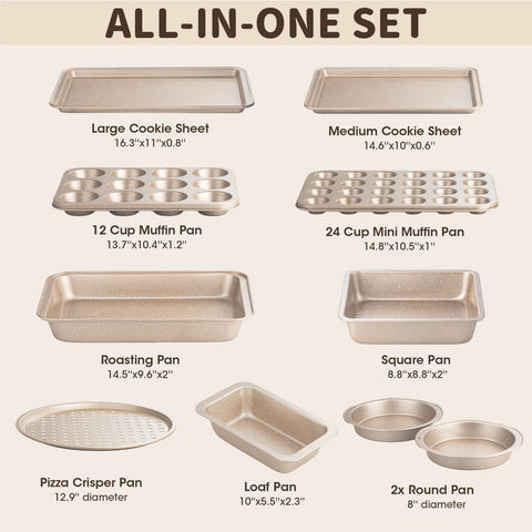 Terlulu carbon steel bakeware demonstrates even heat distribution