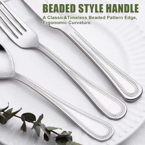 Terlulu dishwasher-safe silverware simplifies cleanup after meals