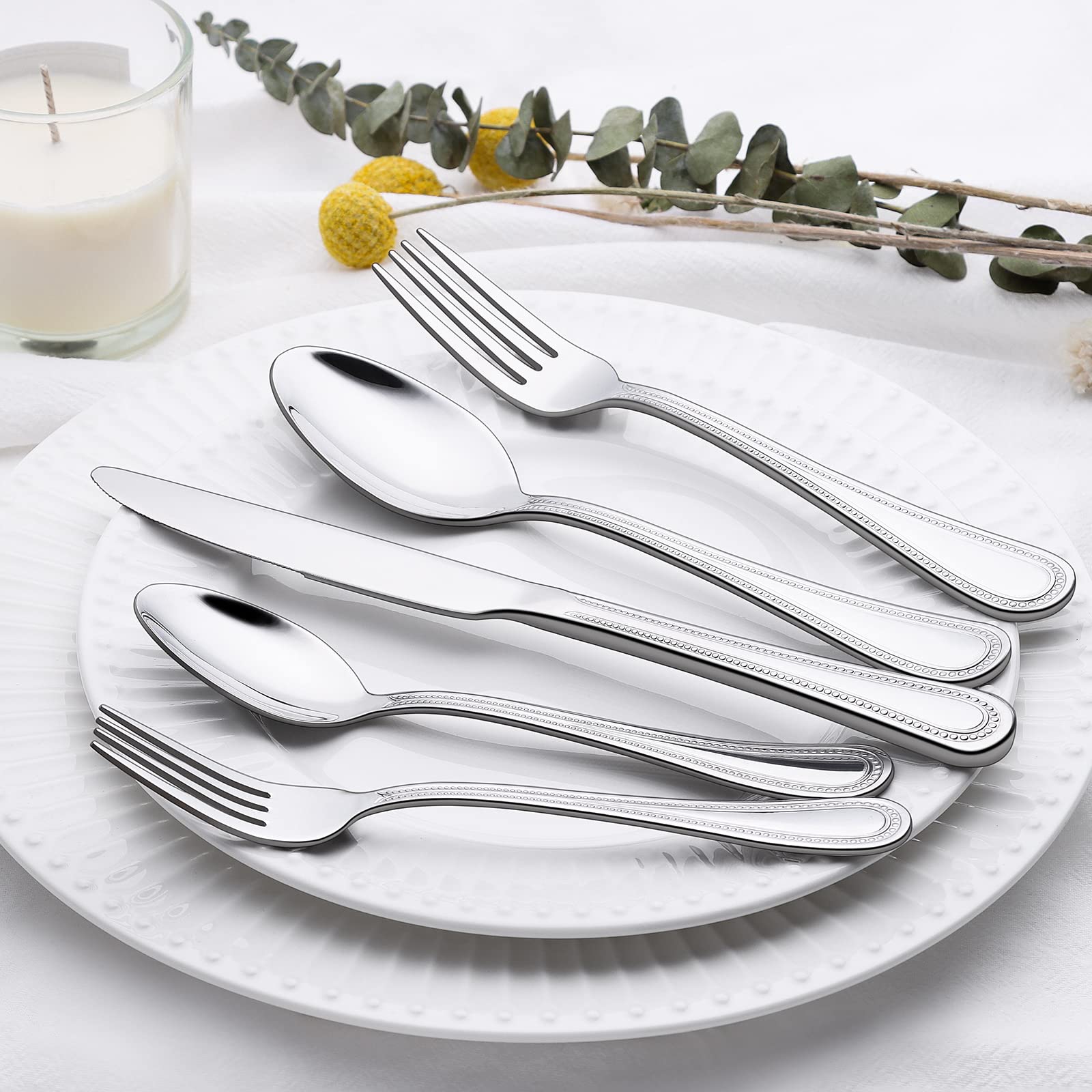Terlulu versatile flatware set ideal for homes, hotels, and restaurants