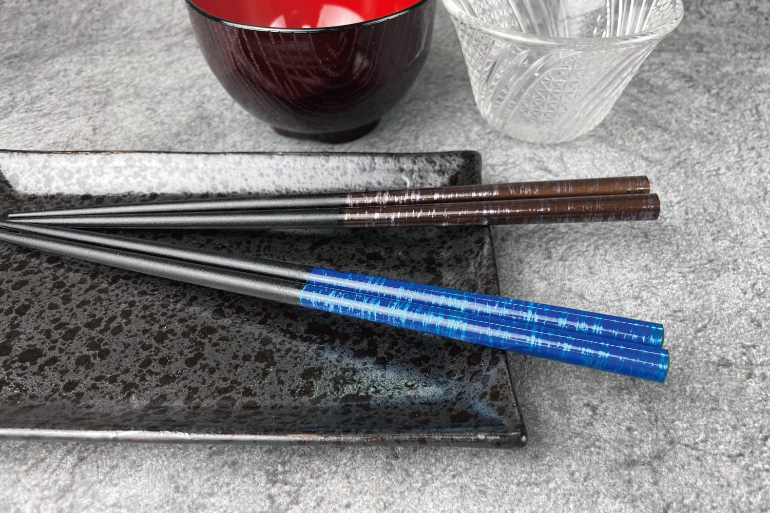 Terra Distribution traditional retro design on chopsticks complements formal and casual meals.