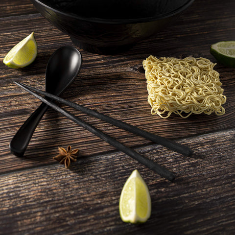 Terra Home melamine is dishwasher-safe for easy cleanup.