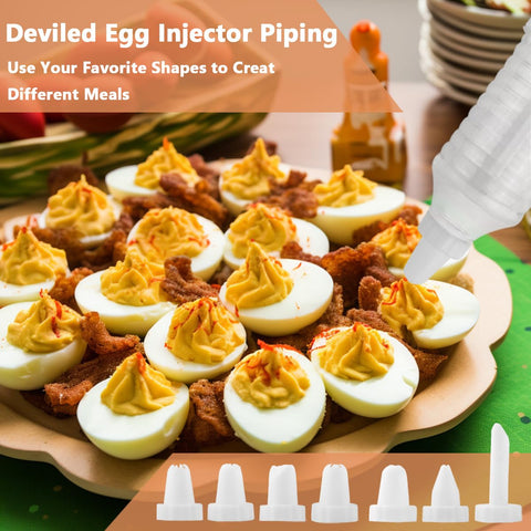 Terukir deviled-egg-injector-and-tool-kit for precise fillings