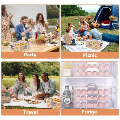 Terukir multipurpose-egg-tray-for-strawberries-desserts versatile travel use