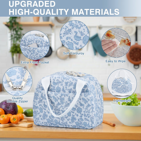 TESAFNG spacious interior fits meals, snacks, and drinks.