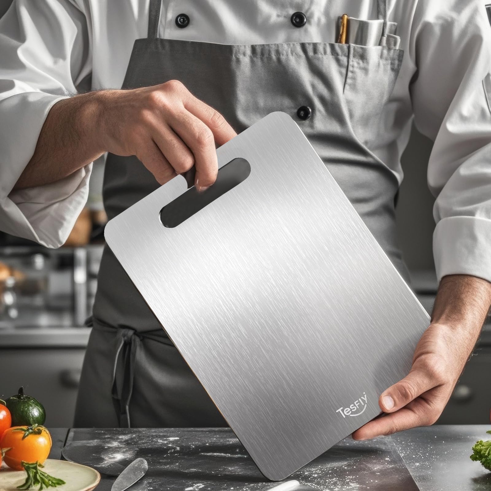 TESFLY packaging looks gift-ready for a stylish kitchen upgrade.