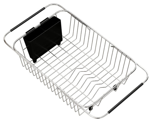 TESOT dish rack drying cups and plates, efficient after washing.