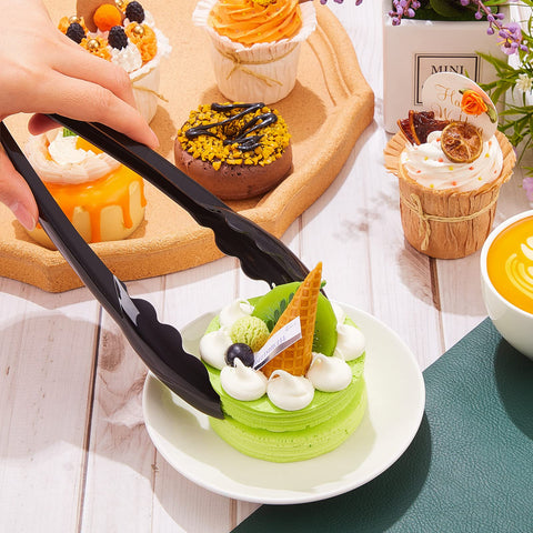 Tessco bread, salad, and fruit tongs for family meals and picnics.