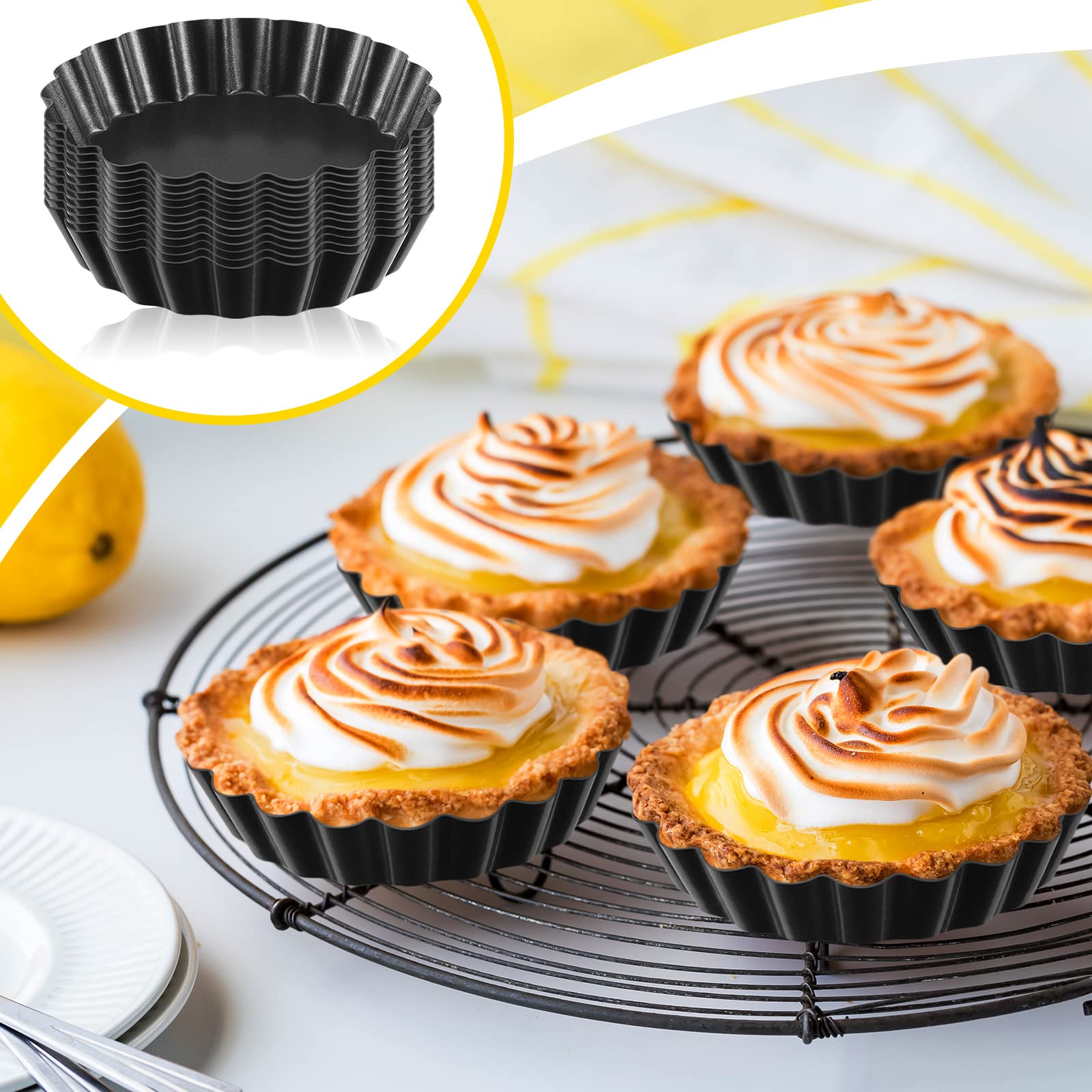 Tessco for you dishwasher-safe nonstick coating mini pans for quick cleanup.