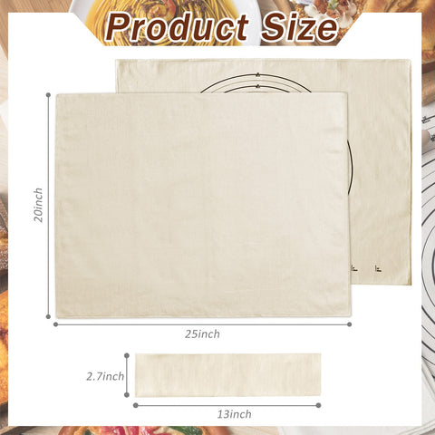 Tessco for you pastry cloth with measurement grid for precise sizing