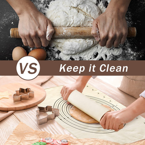 Tessco for you rolling pin cover placed on a rolling pin