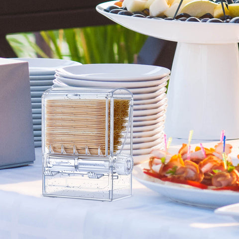 Tessco for you large capacity holds up to 500 toothpicks neatly