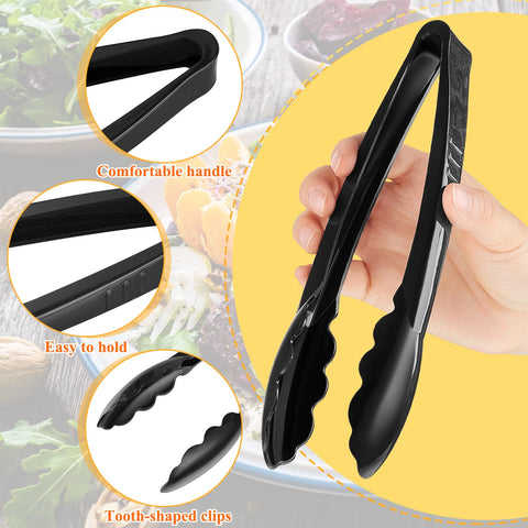 Tessco heavy-duty disposable tongs for reliable catering and buffets.