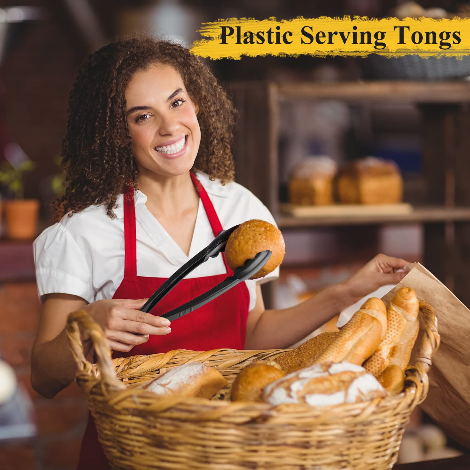 Tessco kitchen tongs for buffets simplify self-serve at BBQs and events.