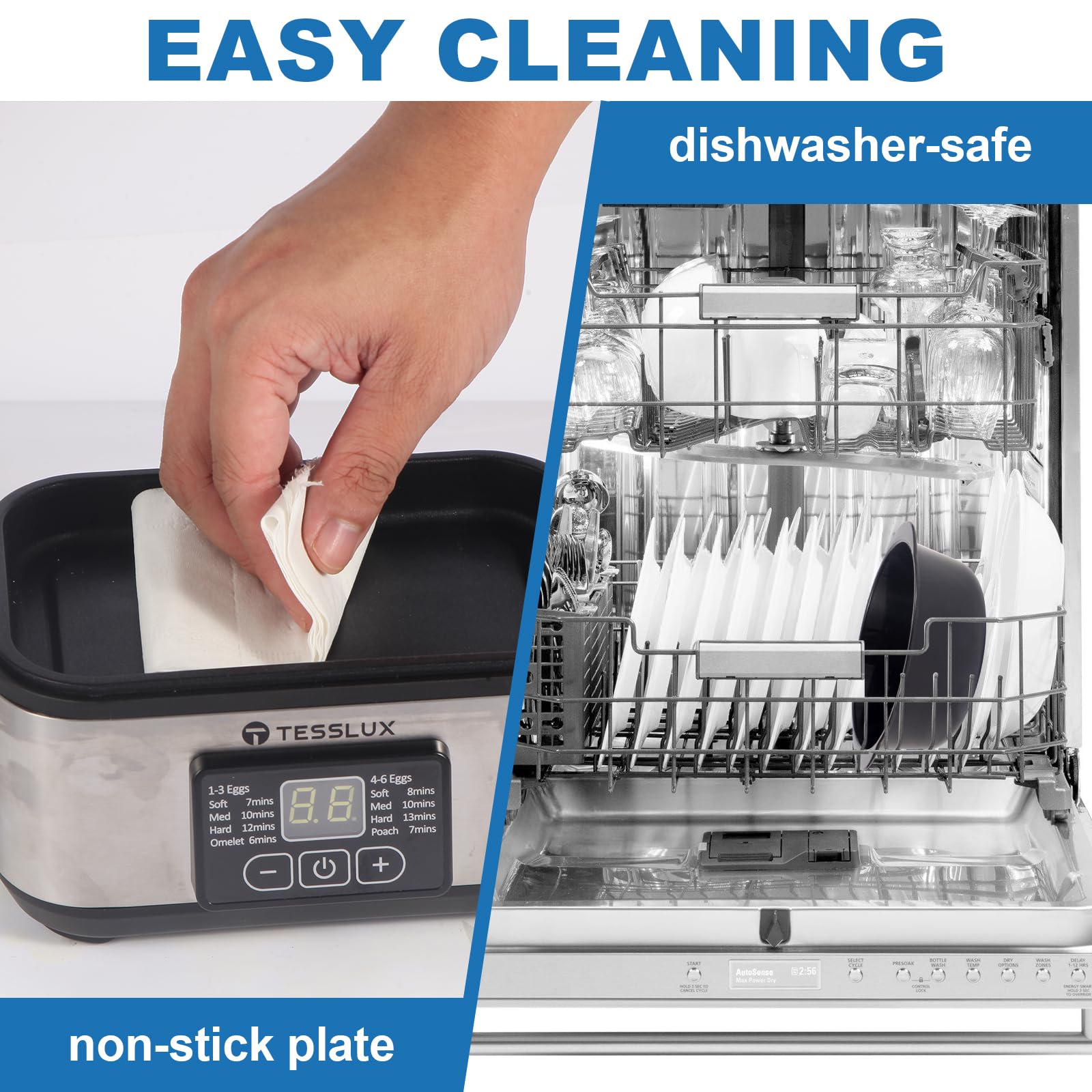 Tesslux kitchen setup showing space-saving versatility