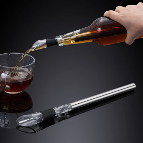 TexasDeluxe Wine Chiller Stick BPA-free construction ensures safe beverage chilling