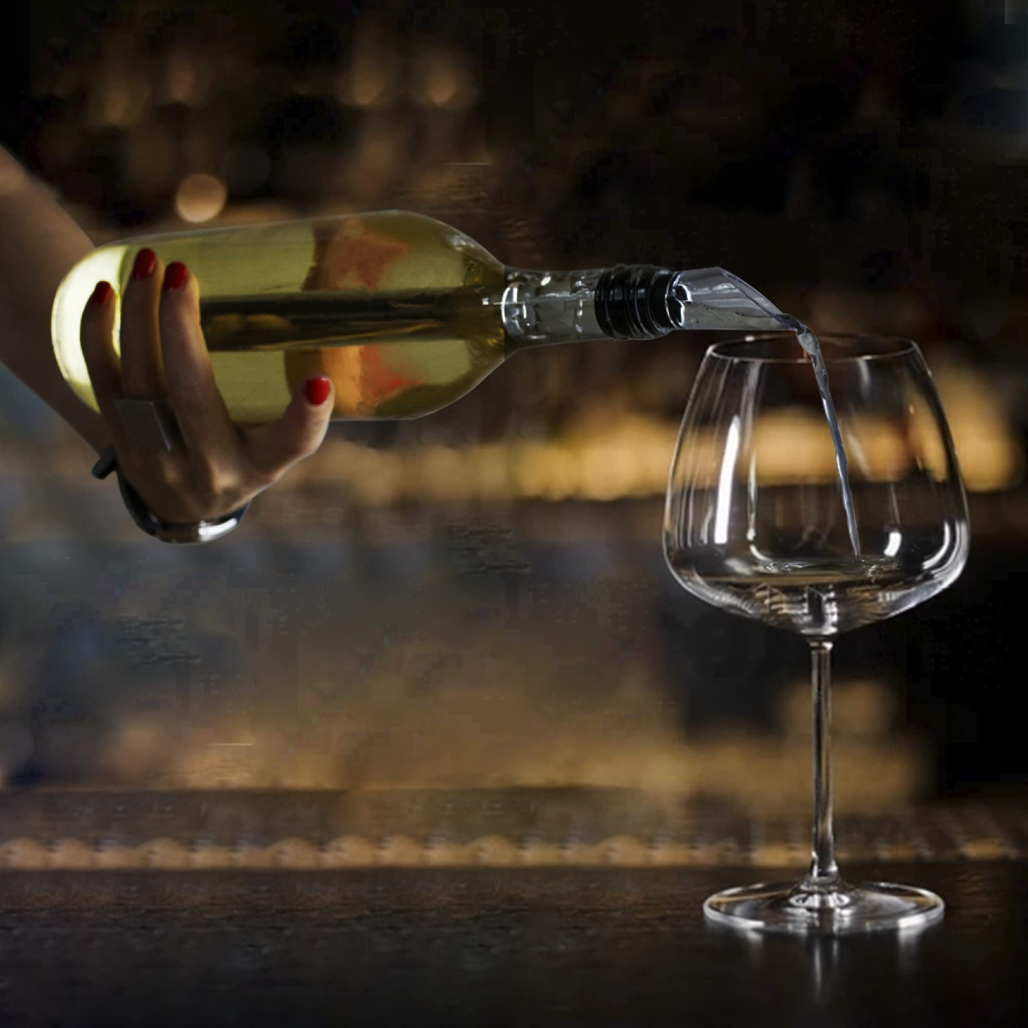 TexasDeluxe Wine Chiller Stick stainless steel build emphasizes durability and safety
