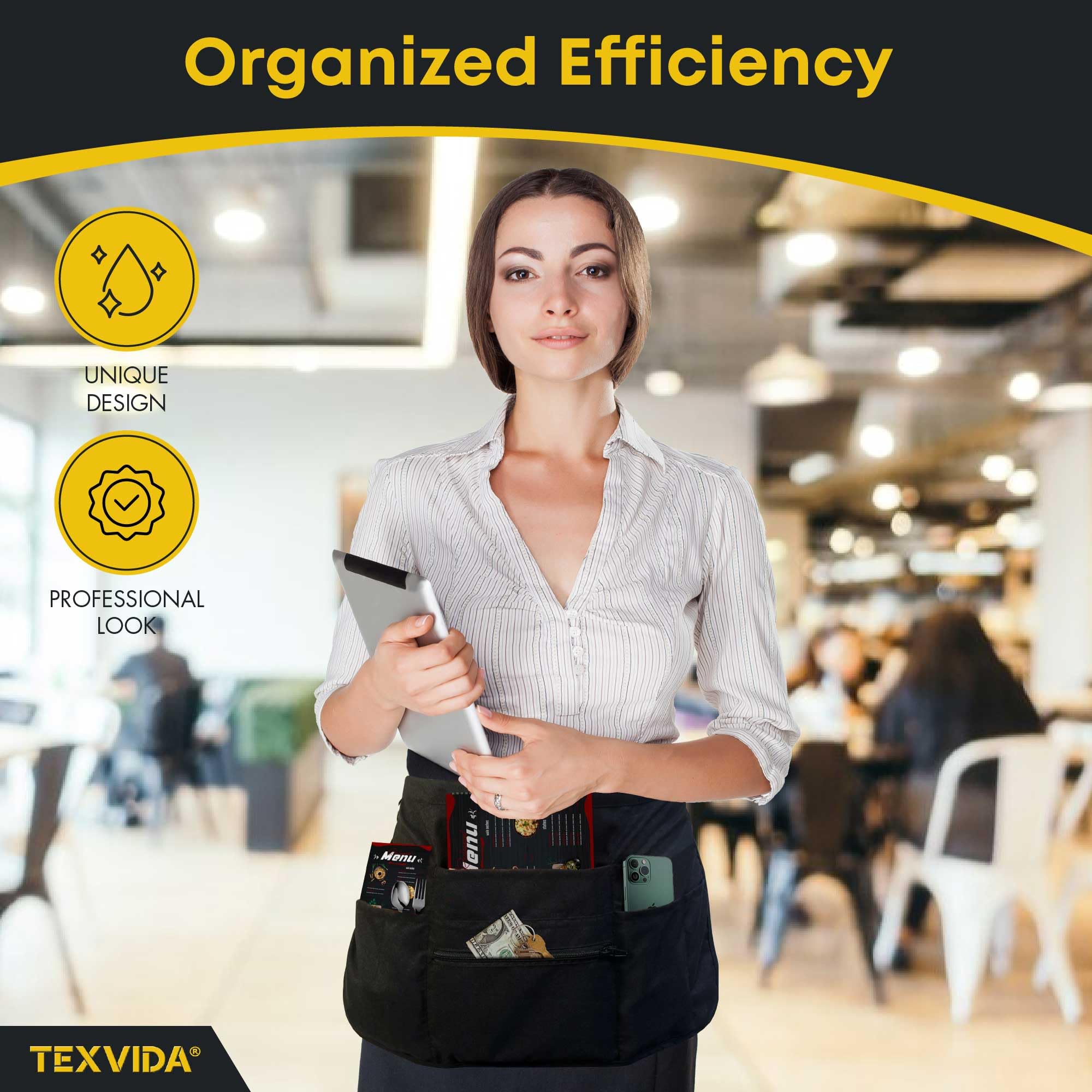 TEXVIDA double-stitched seams boost durability in demanding environments.