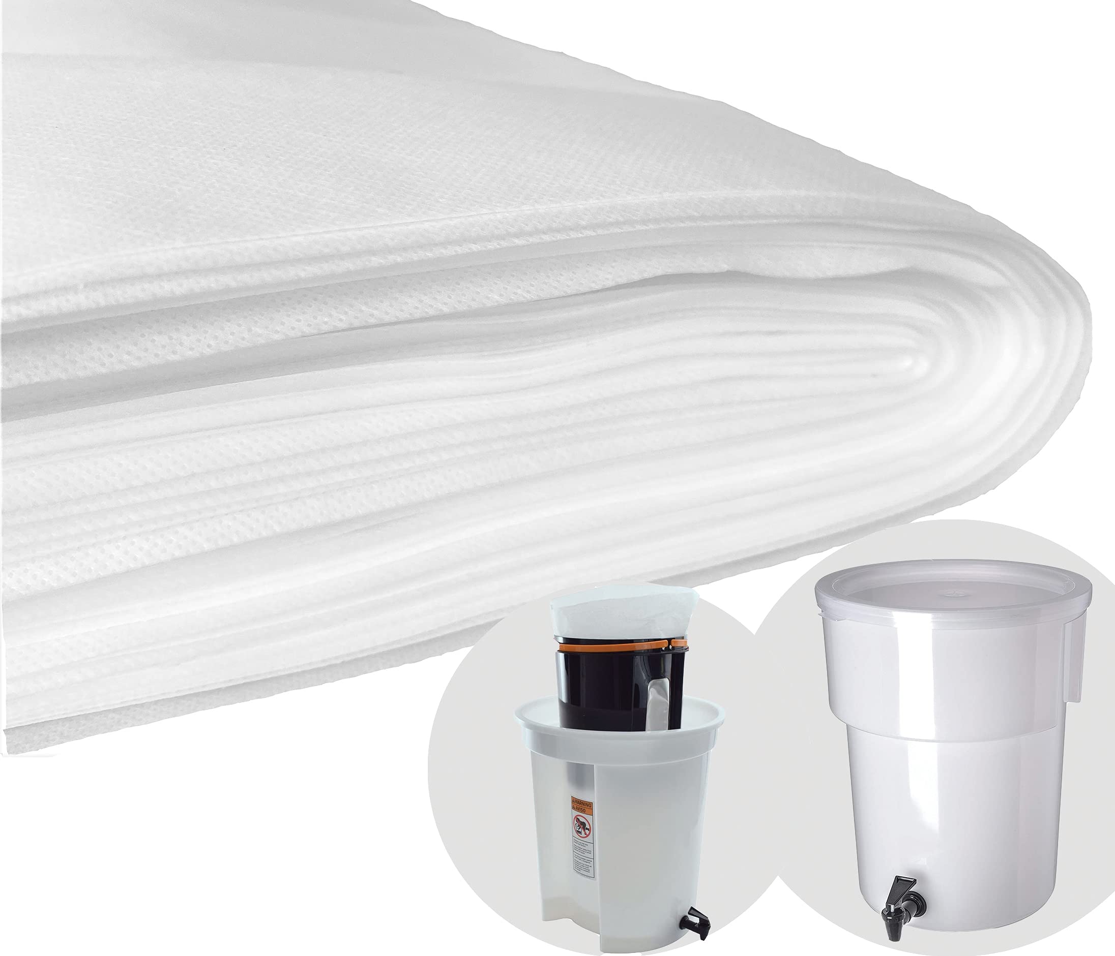 TezPak commercial cold brew filters in a 50-pack box, ideal for busy cafes.